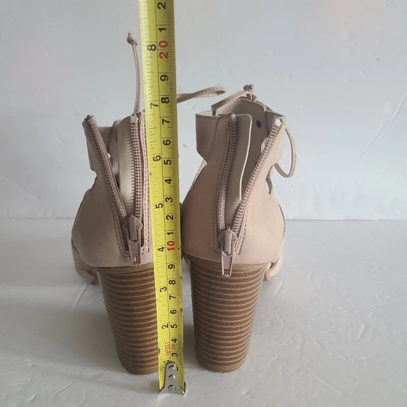 Rampage Valerie gladiator sandals sz.7,5  lace up block heel - Picture 5 of 10